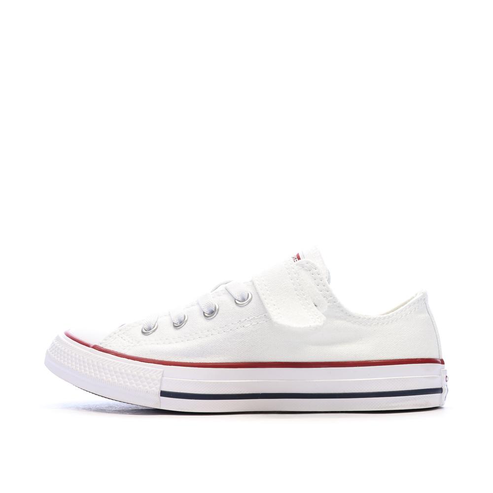 All Star Baskets Blanches Enfant Converse Chuck Taylor 1v Easy-on pas cher