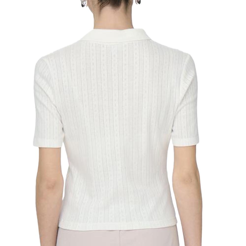 Polo Ecru Femme JDY Salsa vue 2
