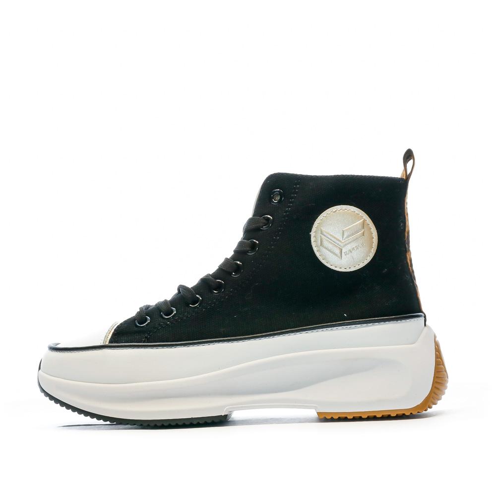 Baskets Montantes Noires Femme Kaporal Christy pas cher