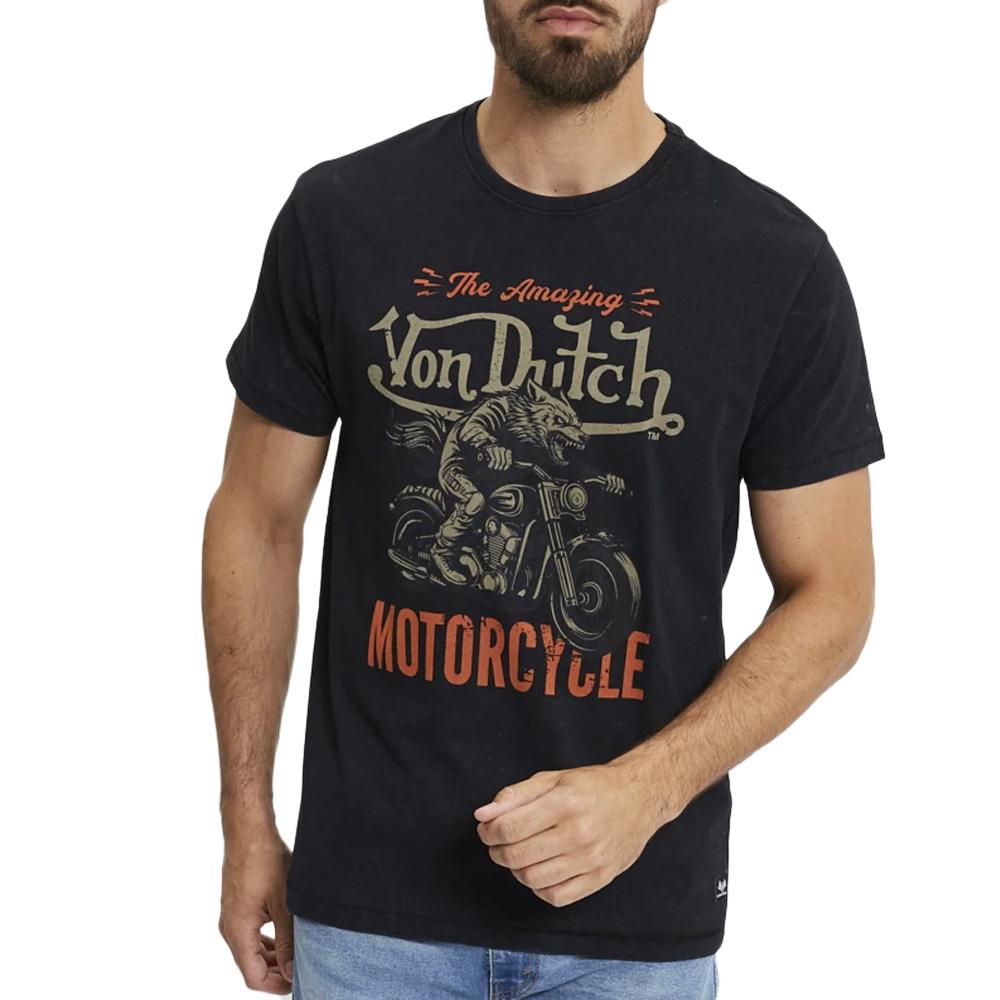 T-Shirt Noir Homme Von Dutch ARTS pas cher