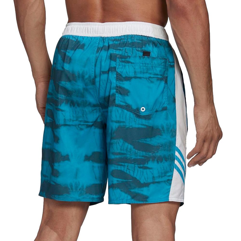 Short de bain Bleu Homme Adidas 3S GR CLX vue 2