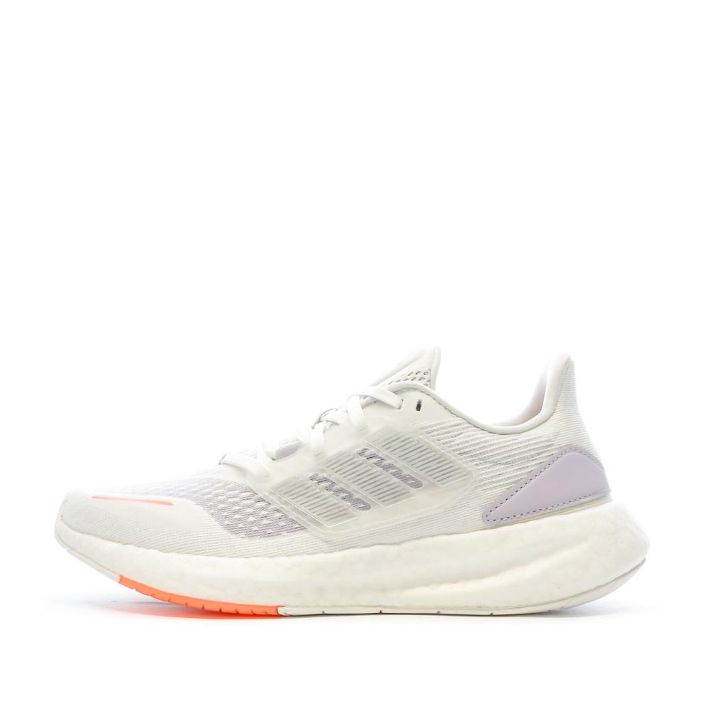 Chaussures de Running Blanches Femme AdidasPureboost 22 pas cher