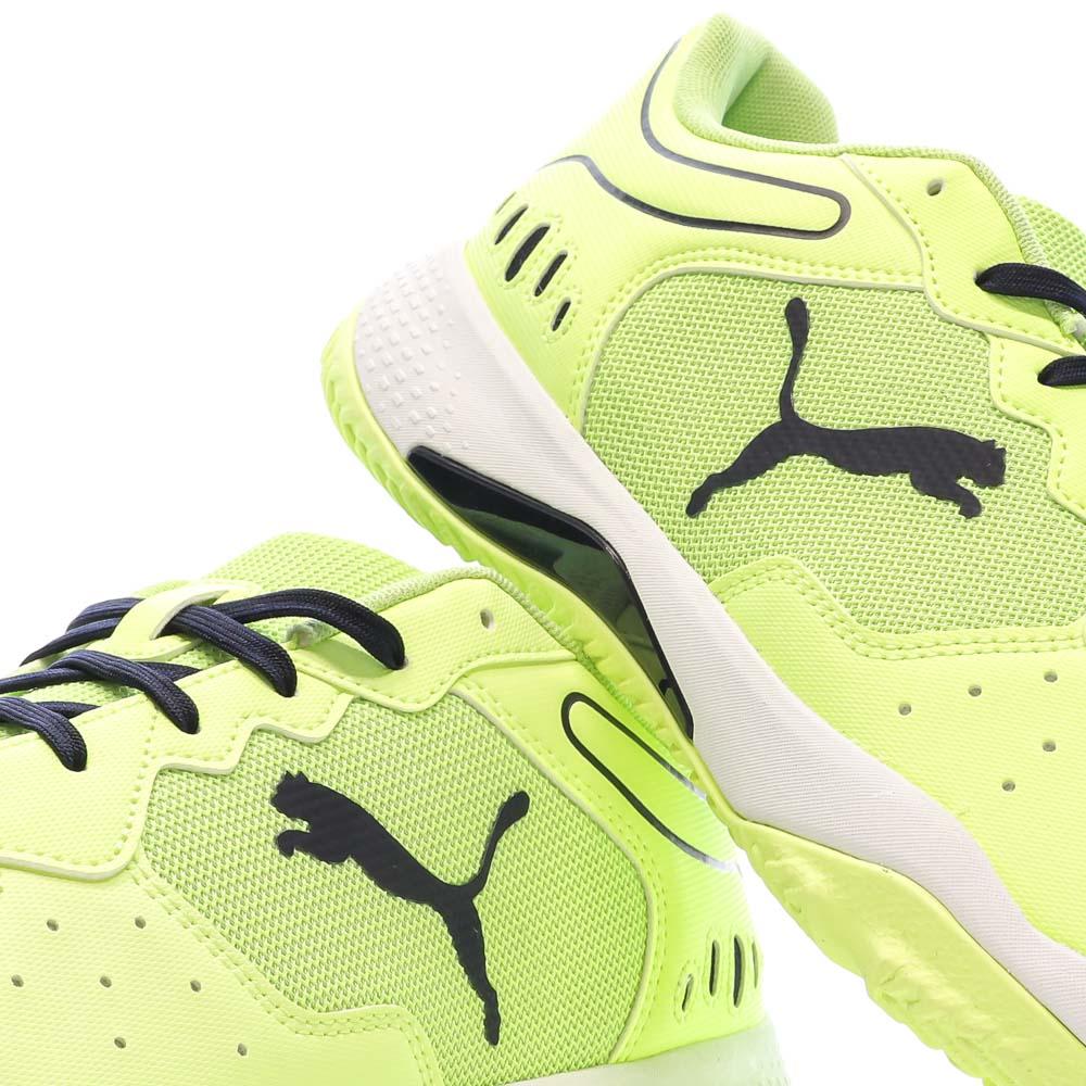 Chaussures de Padel Jaune Fluo Homme Puma Solarsmash vue 7