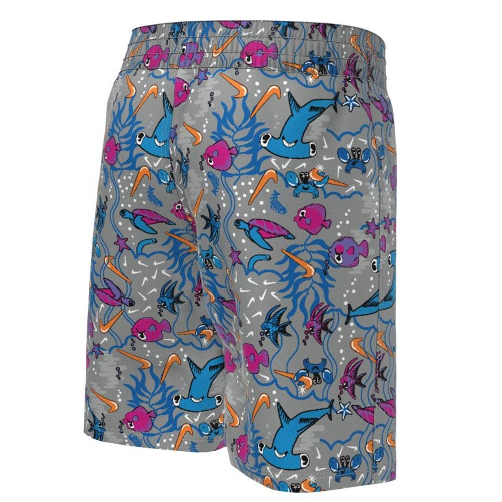 Short de bain Gris/Bleu Garçon Nike NESSC vue 2