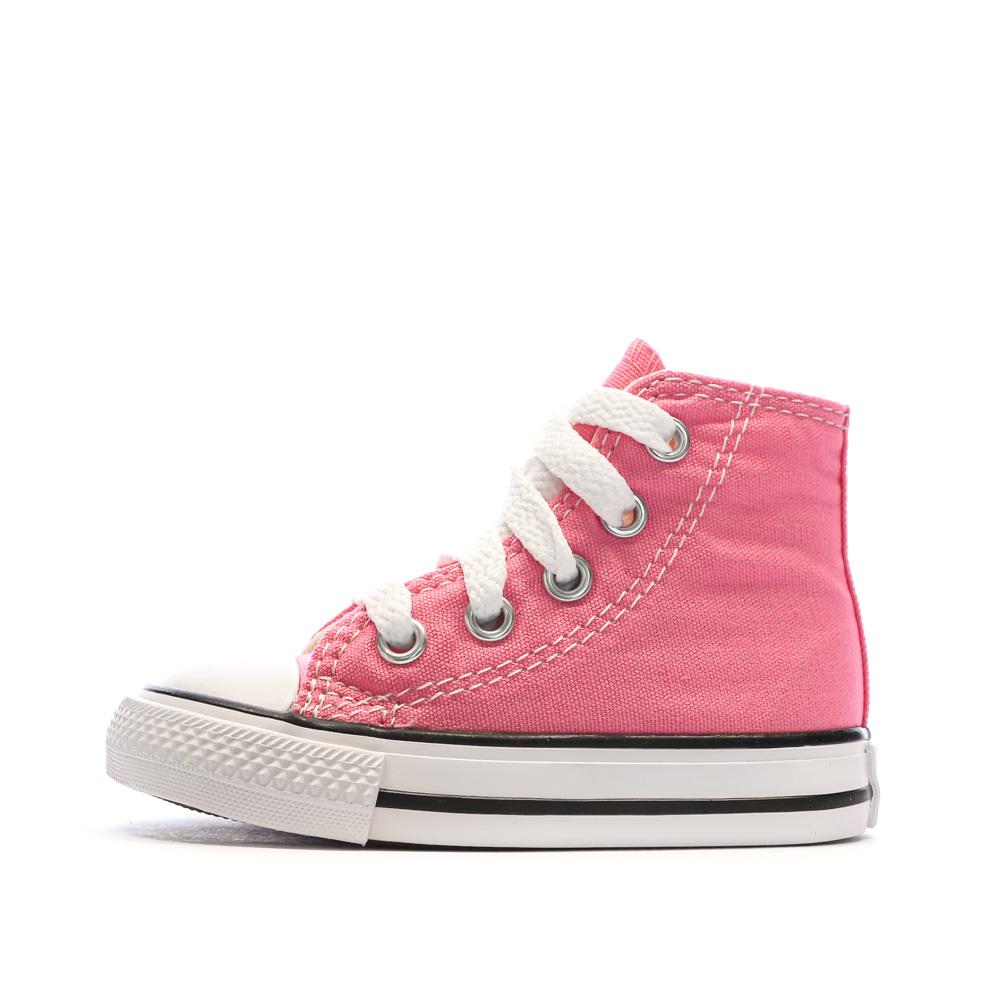 Baskets Roses Fille Converse Chuck Taylor All Star vue 2