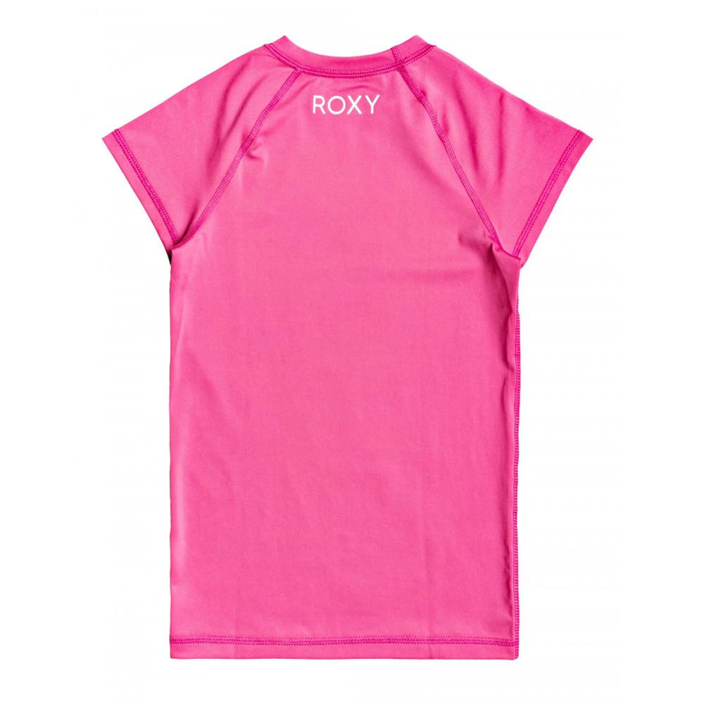 Maillot Lycra Rose Fille Roxy BE CL MC vue 2