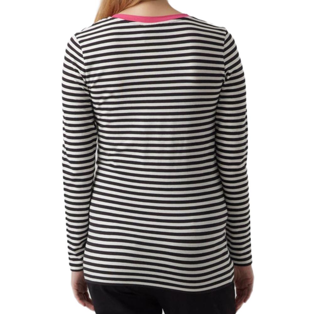 T-Shirt Blanc/Noir Femme Mamalicious Gisela vue 2