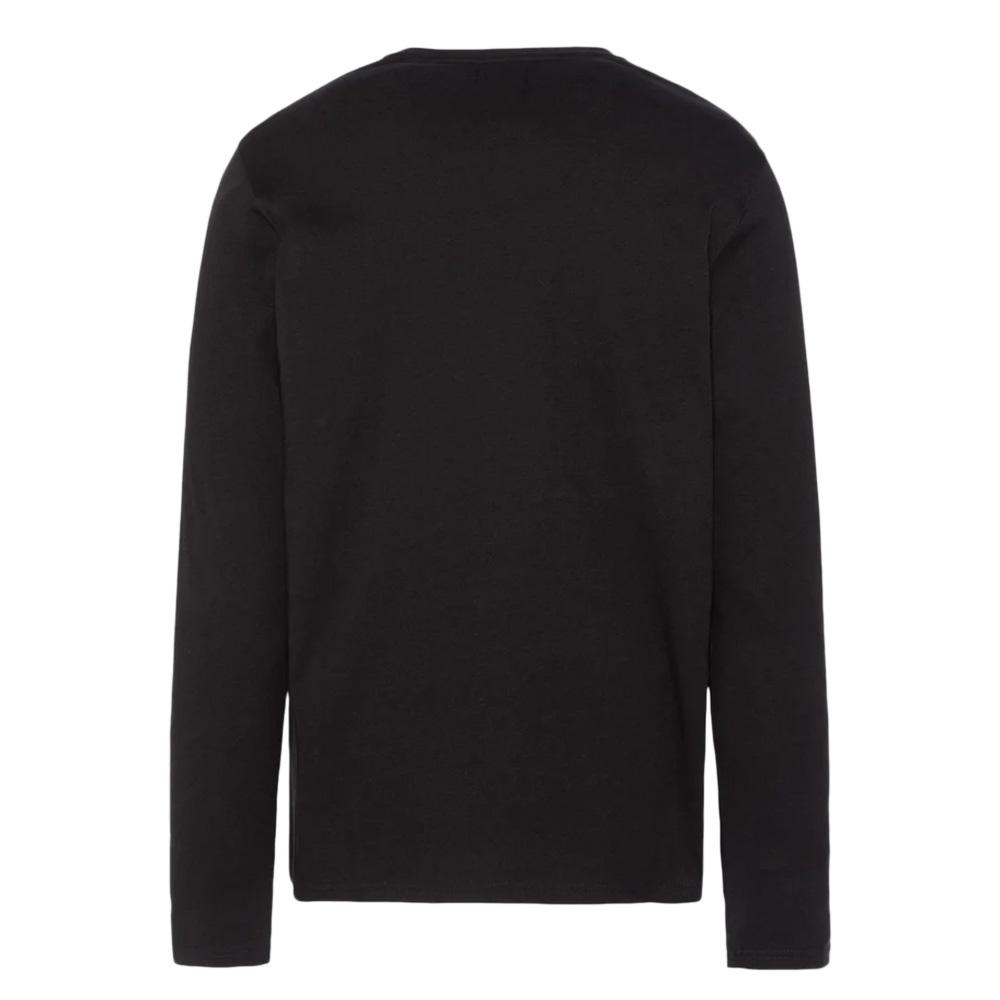 T-shirt Noir Homme Schott BRODEDML vue 2