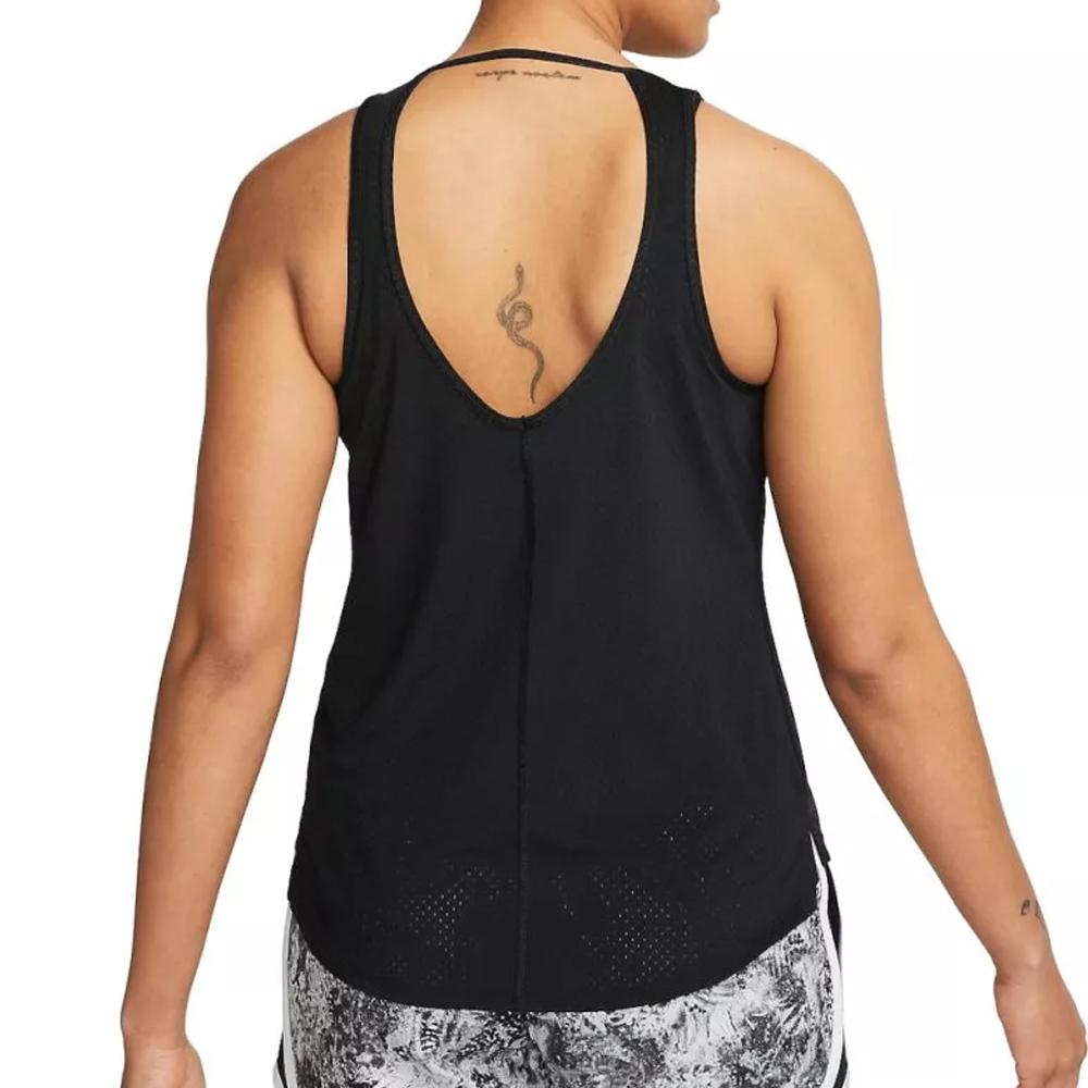 Débardeur Noir Femme Nike Breathe vue 2