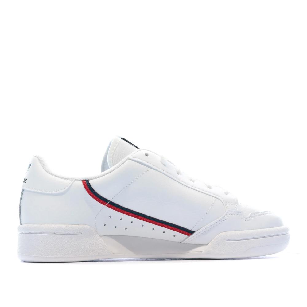 Baskets Blanches Femme Adidas CONTINENTAL 80 J vue 2