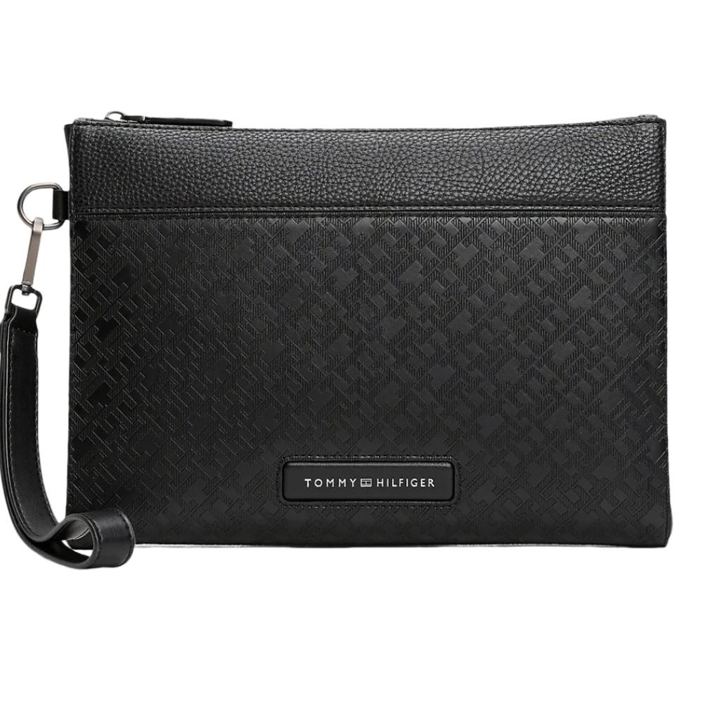 Sacoche Noire Homme Tommy Hilfiger Pouch pas cher