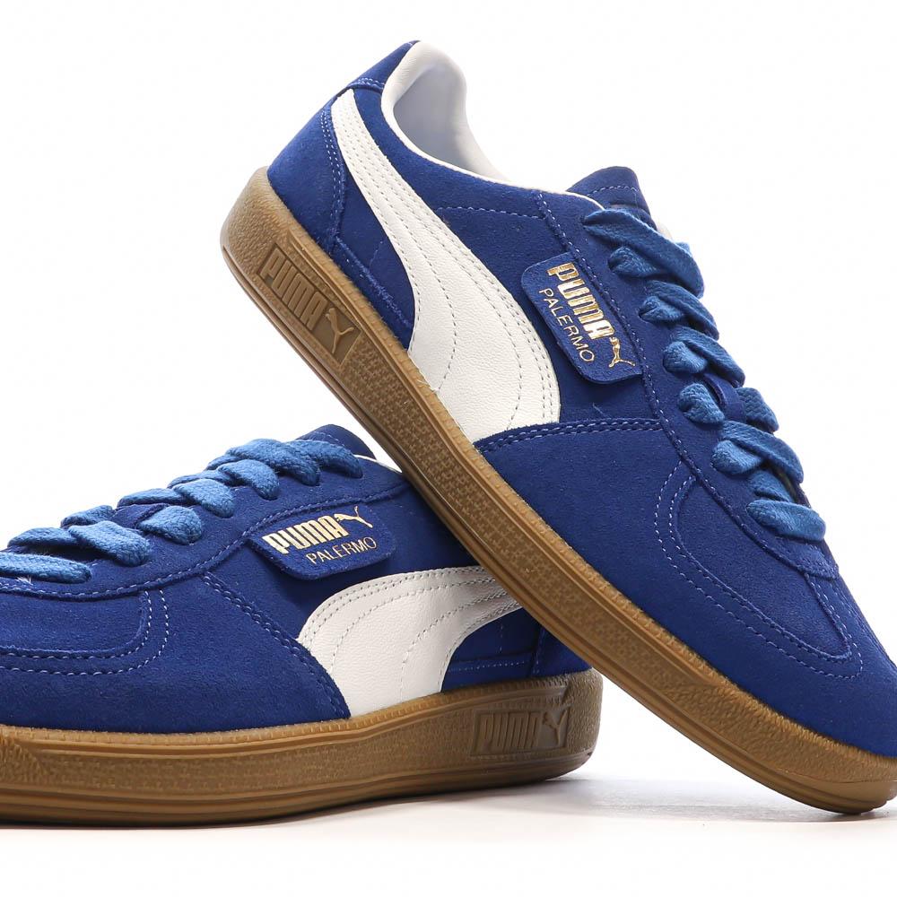 Baskets Bleu Homme Puma Palermo vue 7