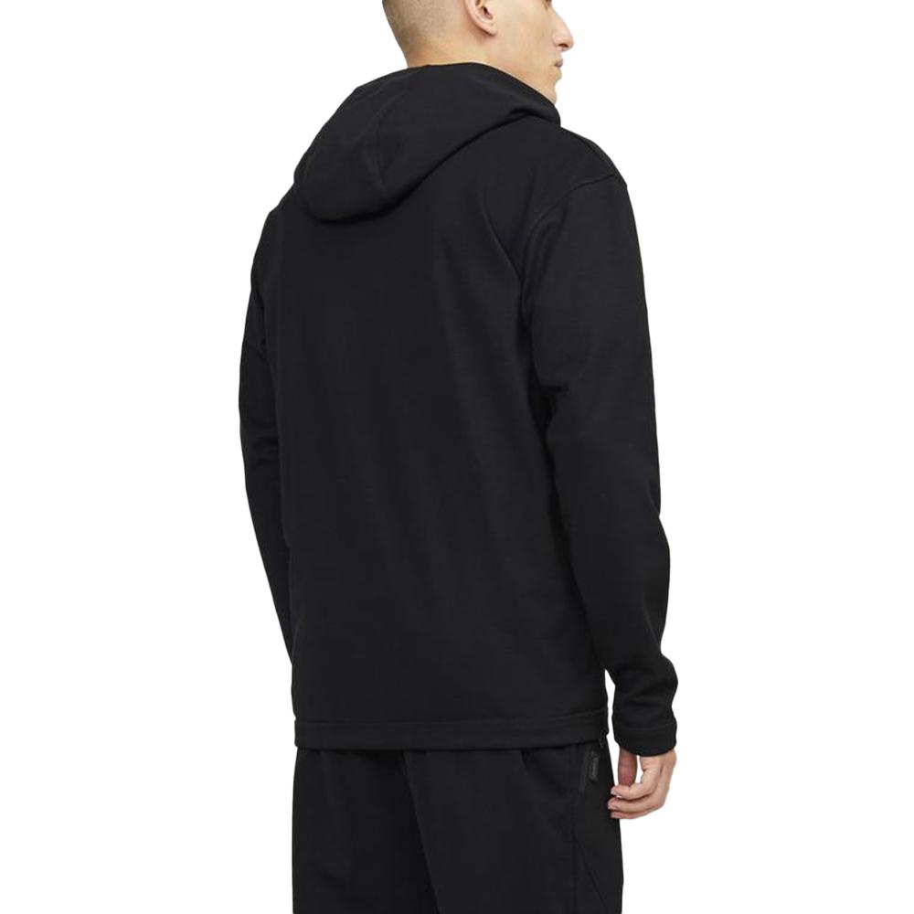 Sweat Noir à capuche Homme Jack & Jones Cloud vue 2