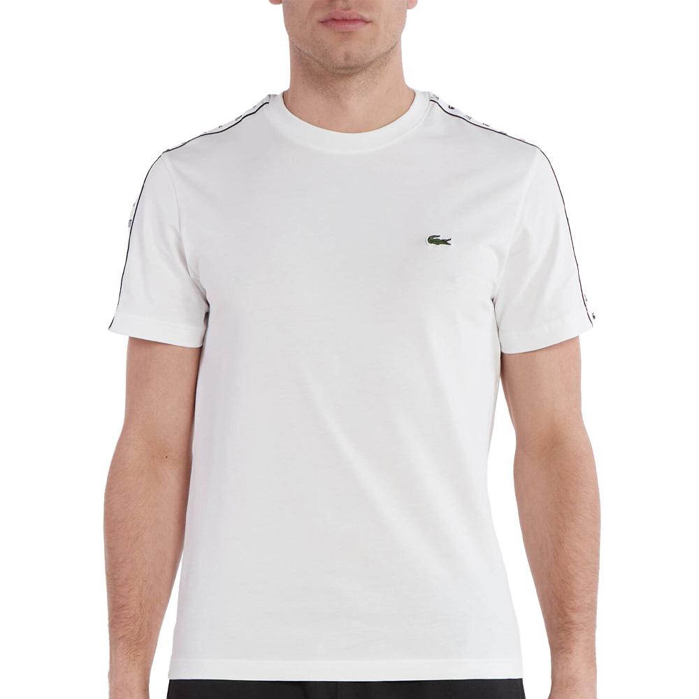 T-shirt Blanc Homme Lacoste TH7404 pas cher