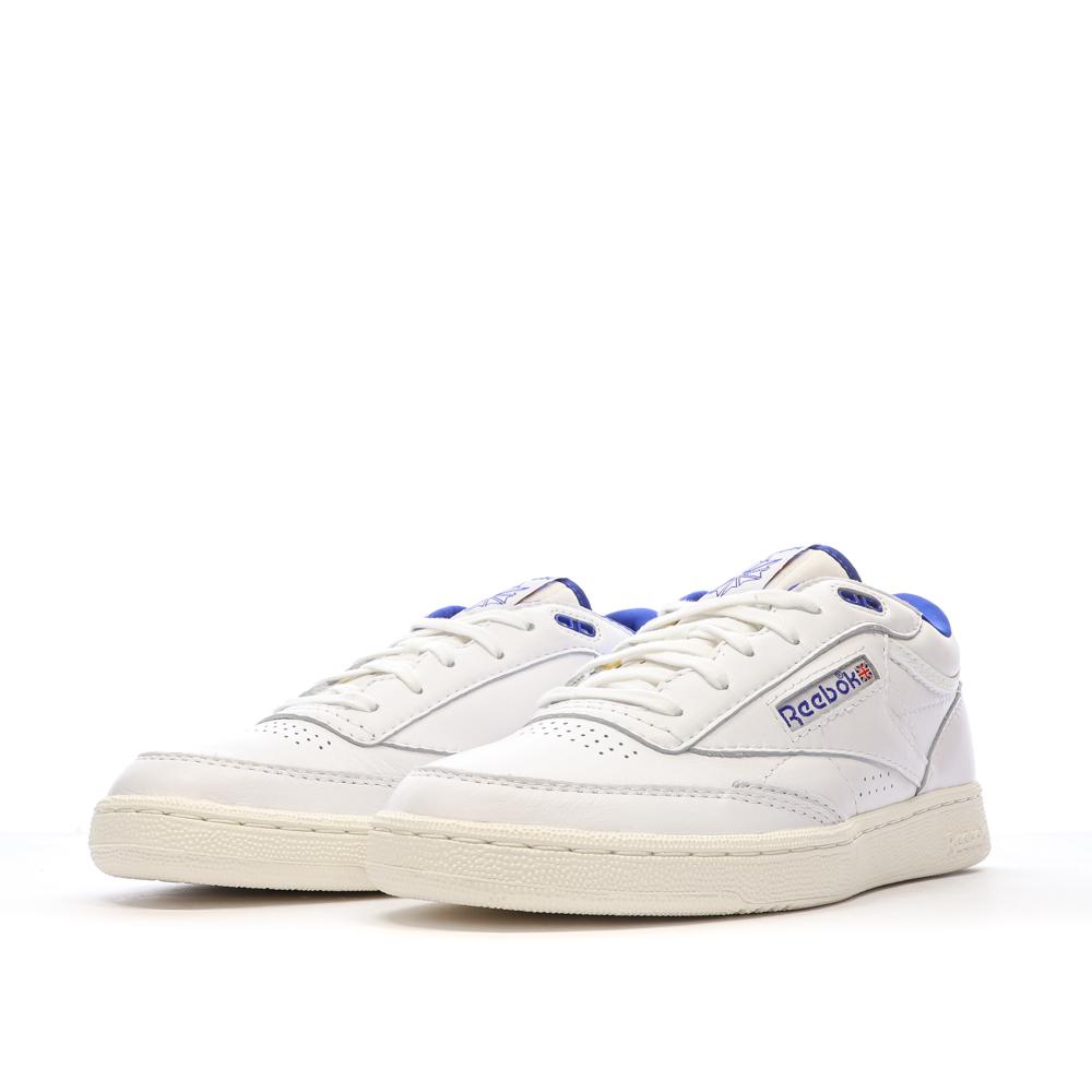 Baskets Blanches/Bleu Homme Reebok Vintage vue 6