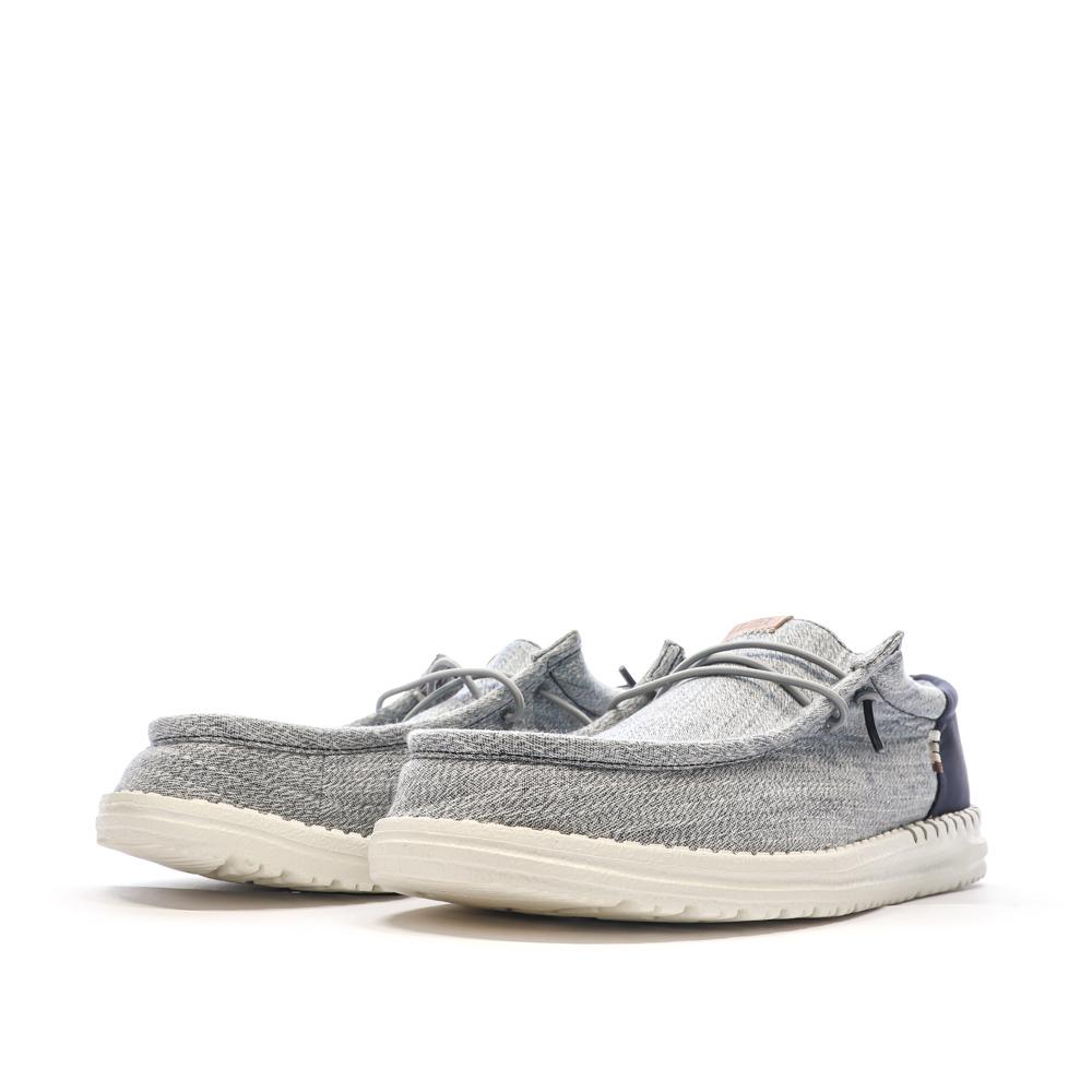 Chaussures Grises Homme Hey Dude Wally Funk vue 6