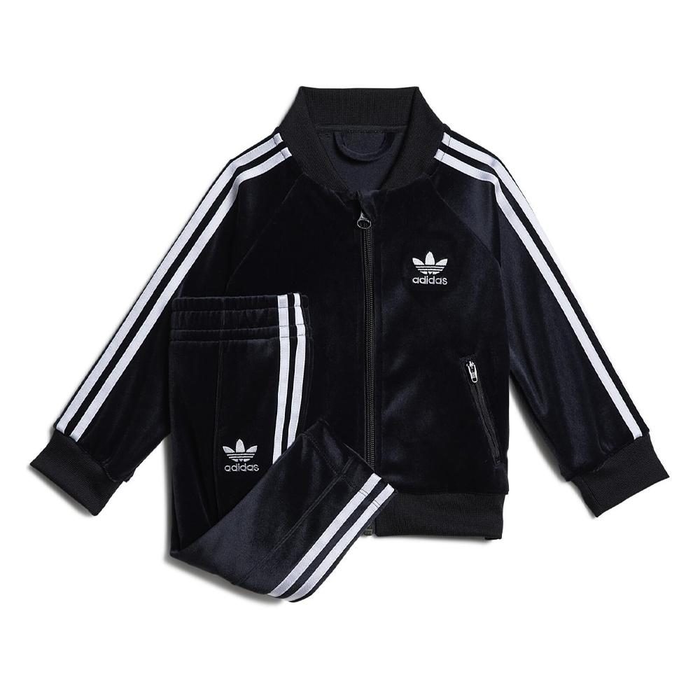 Survêtement Noir Garçon Adidas Velourset pas cher