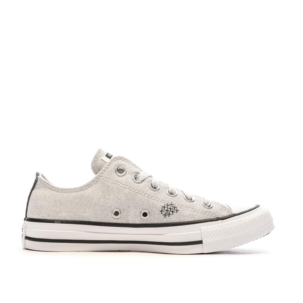 Baskets Grises Homme Converse Chuck Taylor All Star Boro Stitching vue 2