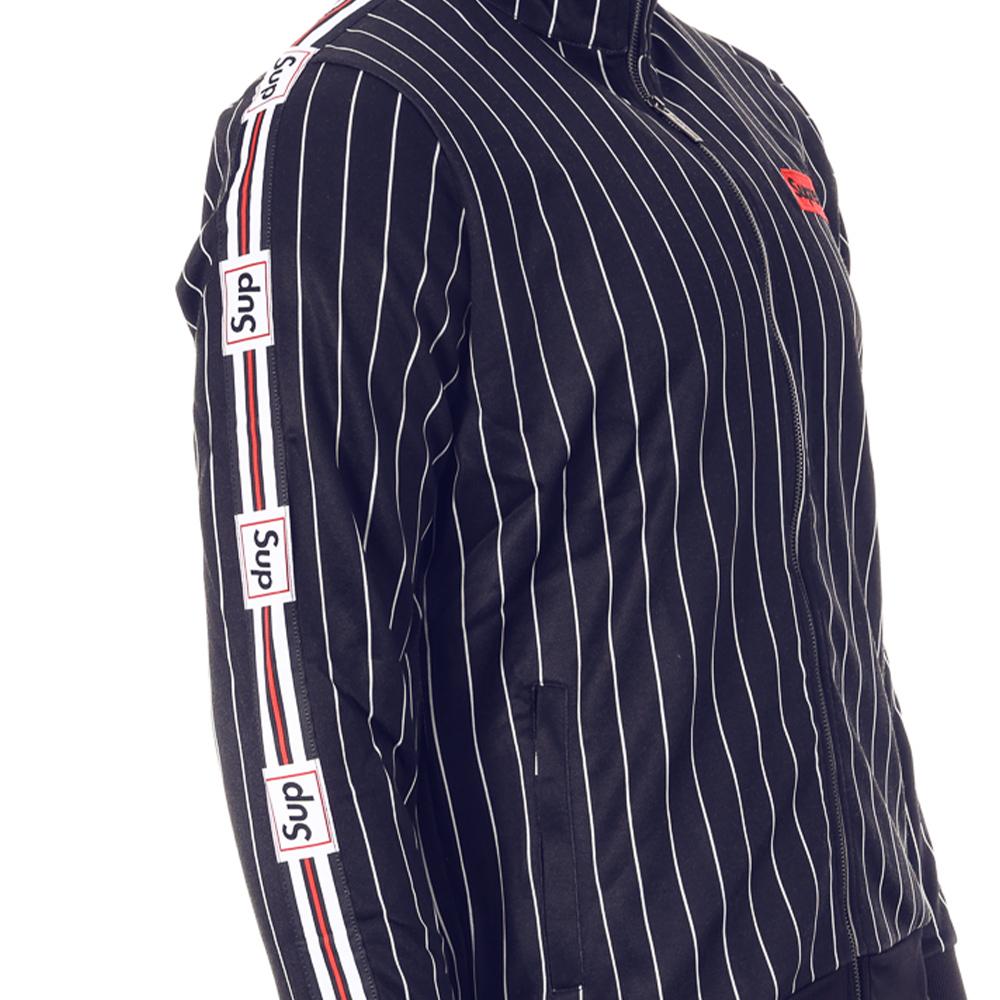 Veste Zippé Marine Homme Supreme Grip STRIPES vue 3