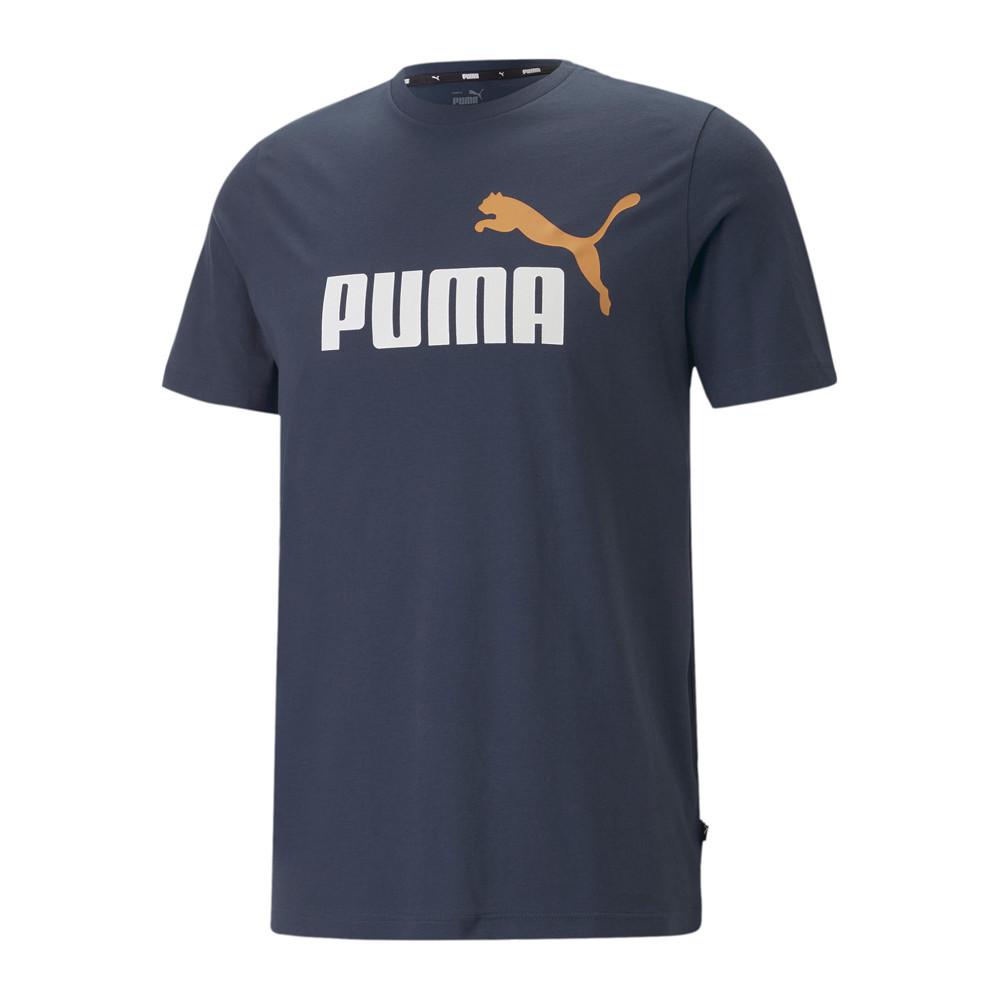 T-shirt Marine Homme Puma Essential +2 pas cher