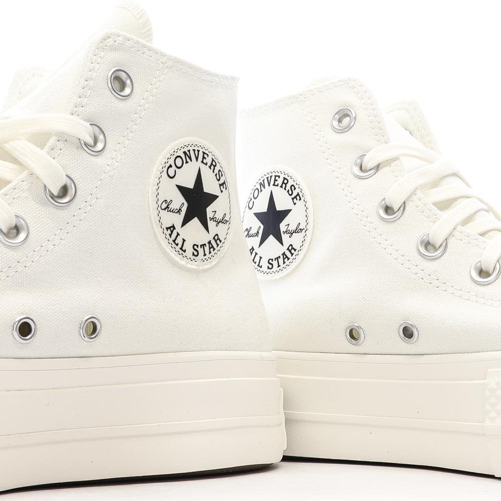 Baskets Blanches Femme Converse Chuck Taylor All Star Perles vue 7