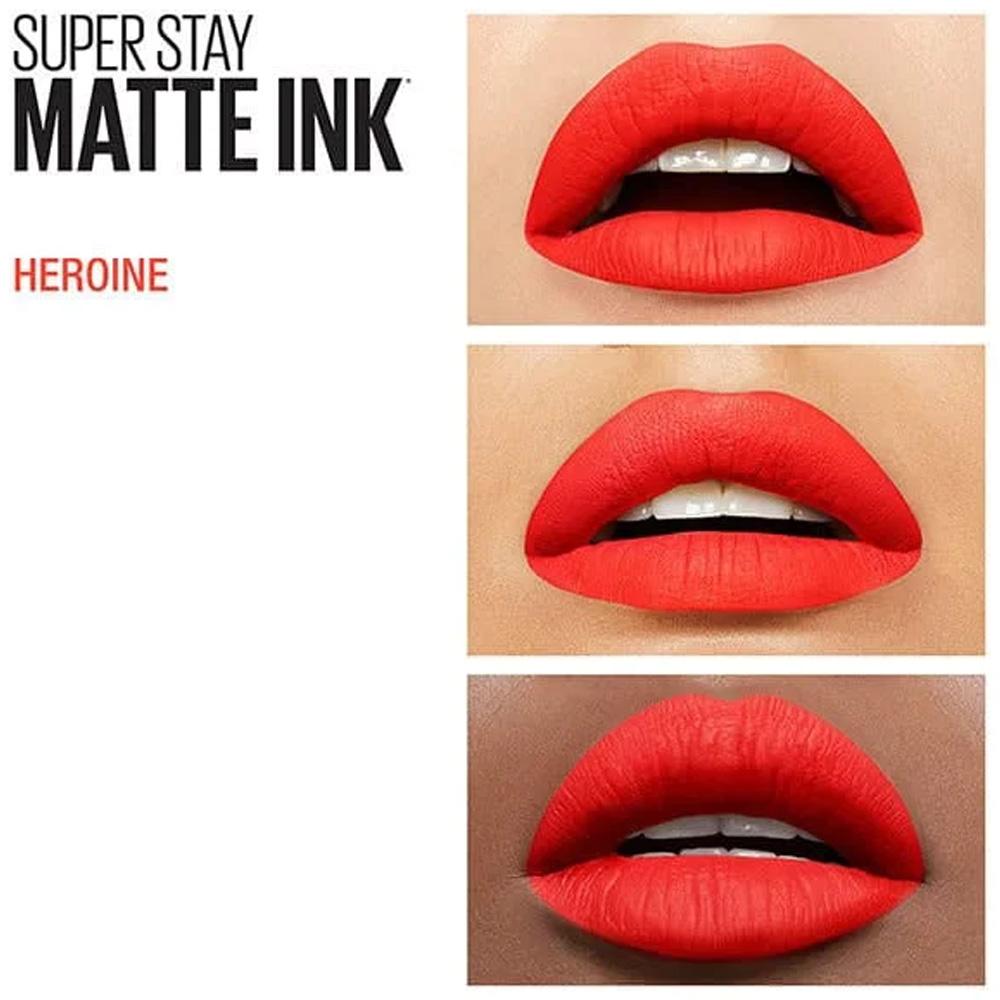 Rouge à Lèvres Liquide Super Stay Matte Ink - Maybelline New York 25 Heroine vue 2