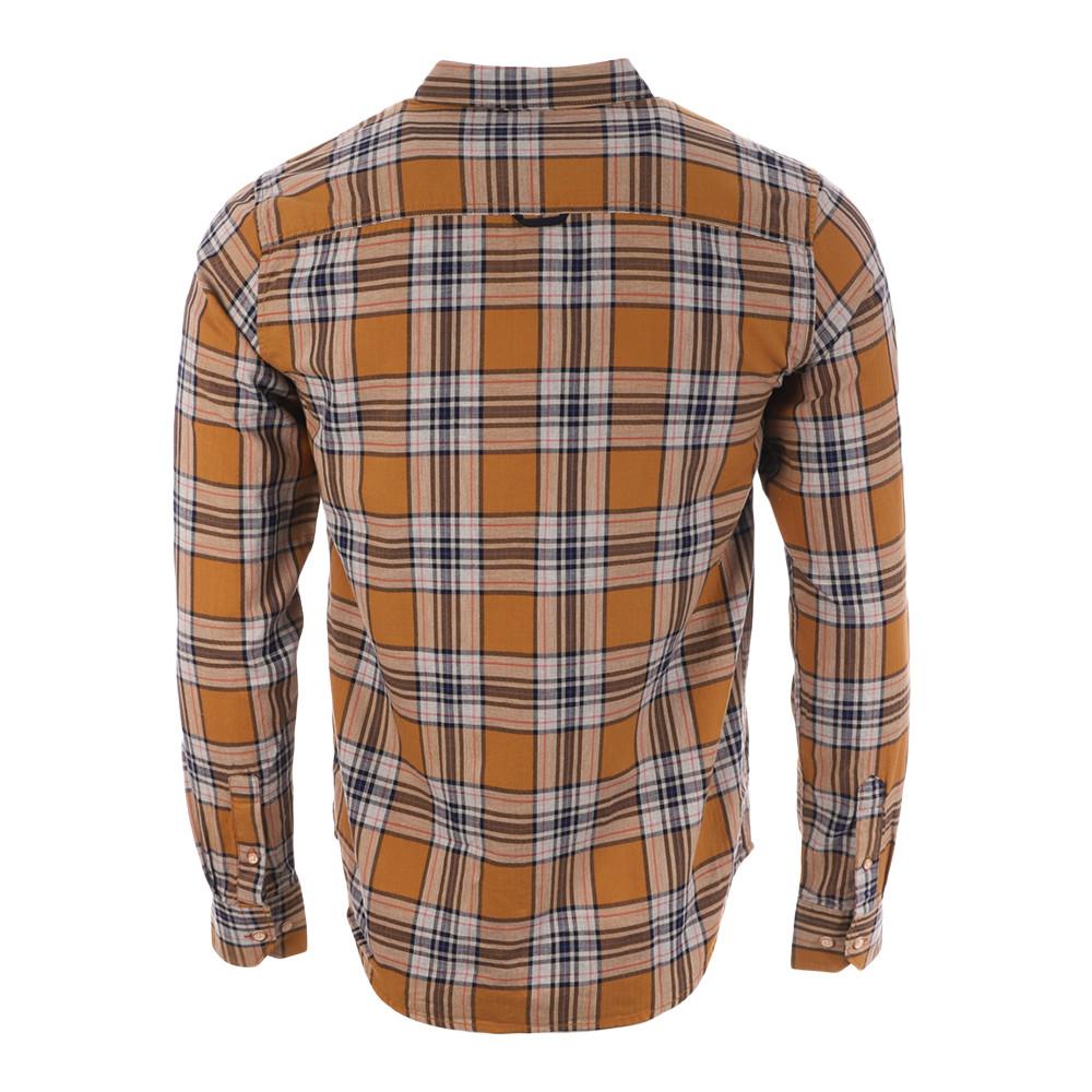 Chemise à Carreaux Homme Jaune RMS26 vue 2