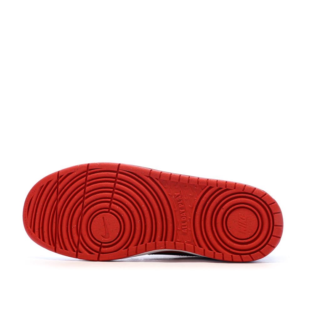 Baskets Noir/Rouge Mixte Nike Court Borough Mid 2 vue 5
