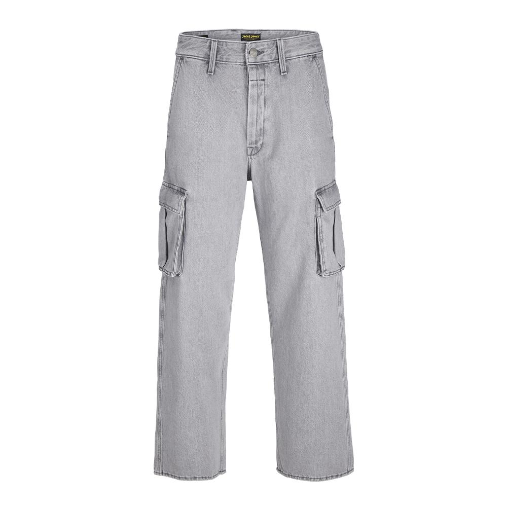 Jean Cargo Gris Garçon Jack & Jones Alex pas cher