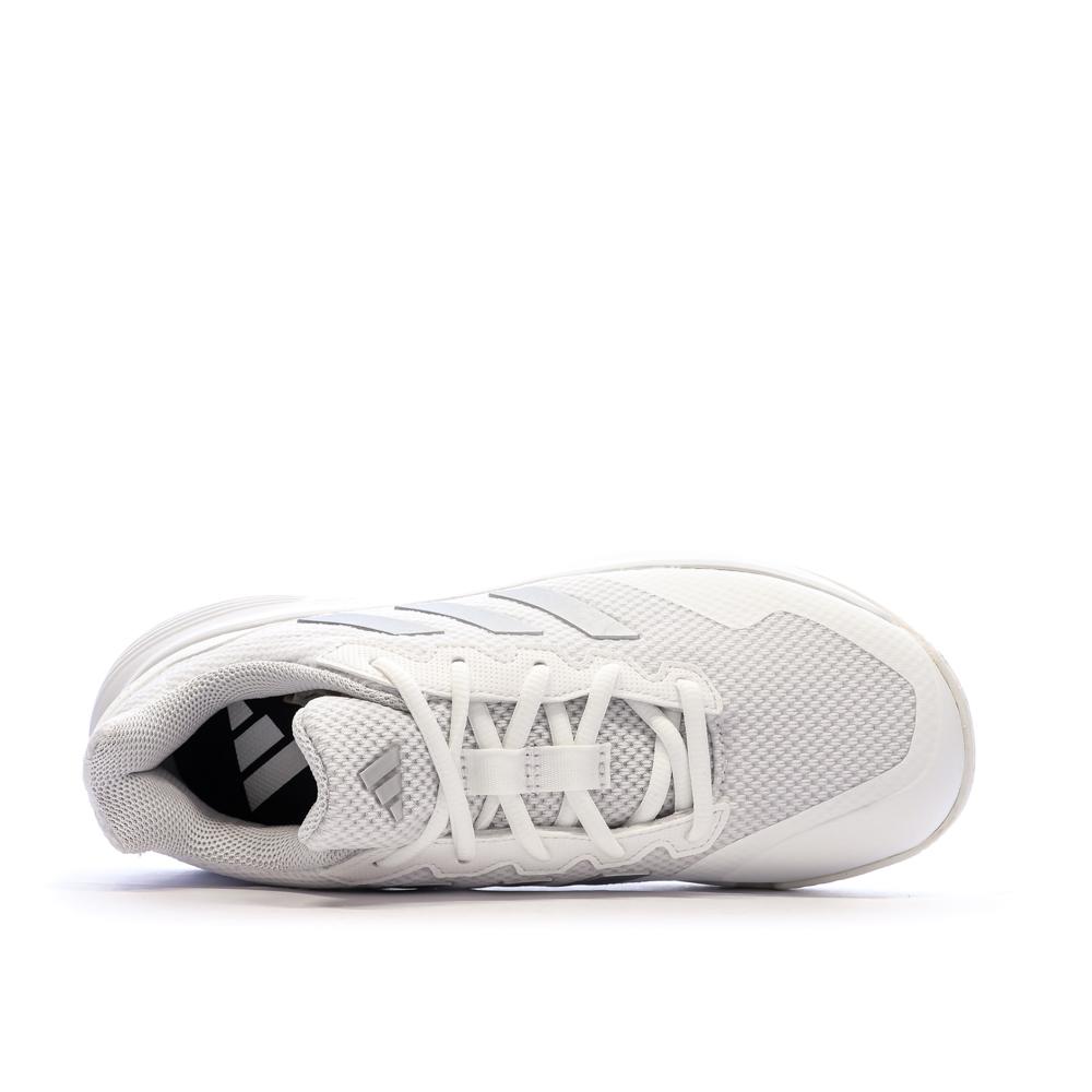 Chaussures de Tennis Blanches Femme Adidas Gamecourt 2 W vue 4