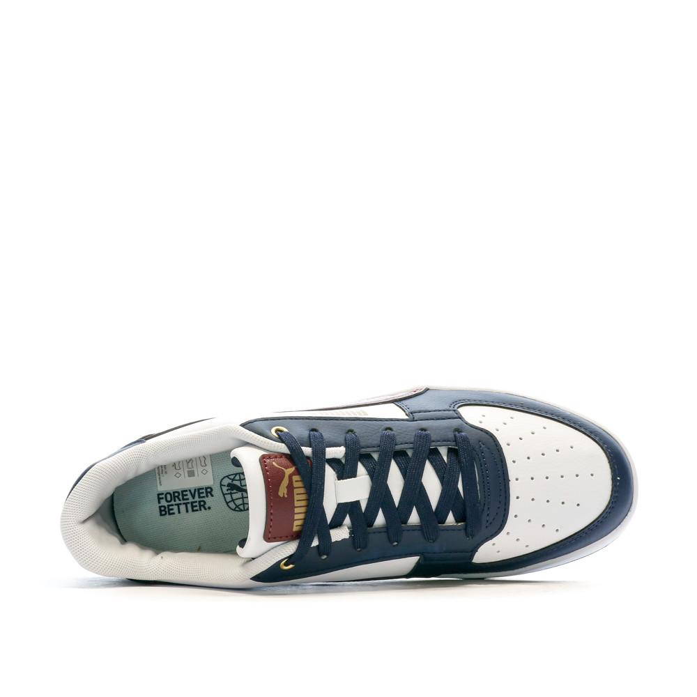 Baskets Blanc/Bleu Homme Puma Caven 2.0 vue 4