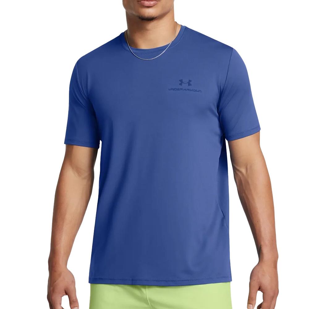 T-shirt Bleu Homme Under Armour Vanish pas cher