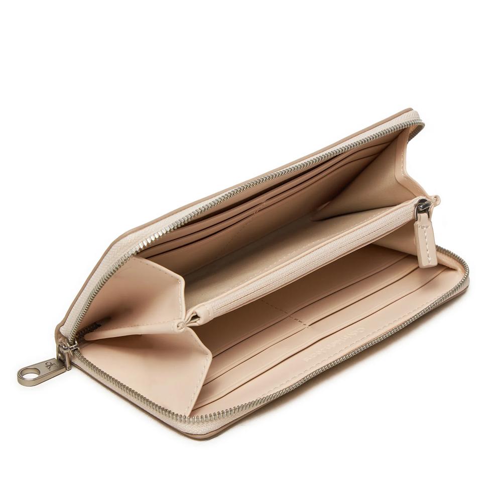 Portefeuille Beige Femme Calvin Klein Jeans Sculpted Zip vue 3