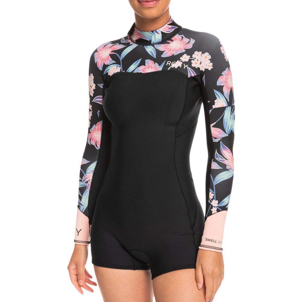Combinaison Noir/Rose Femme Roxy Swell Series 2.0 mm pas cher