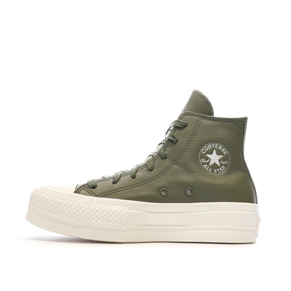 Baskets Kaki Femme Converse Chuck Taylor pas cher