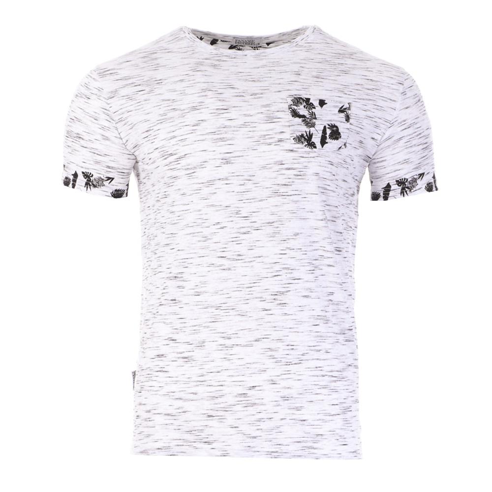 T-Shirt Blanc Homme Paname Brothers Tik pas cher