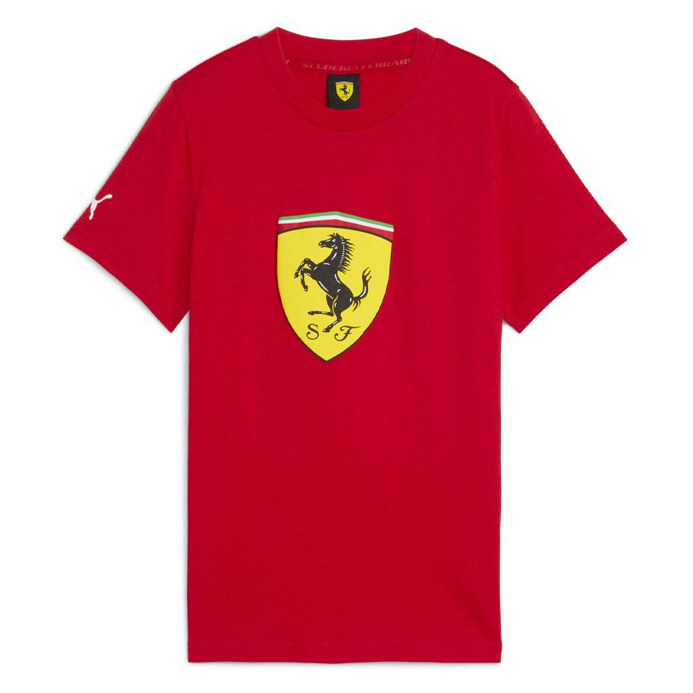 T-Shirt Rouge Garçon Puma Ferrari Kids Colored pas cher