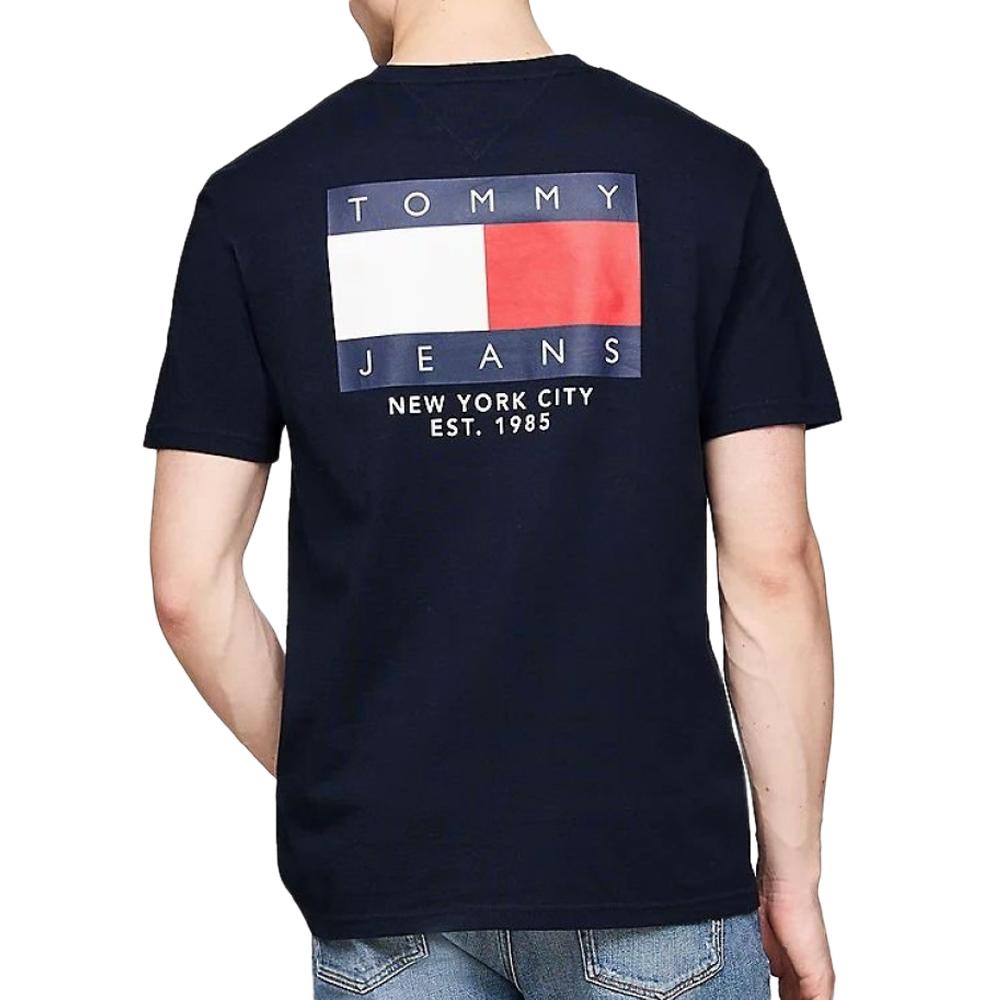 T-shirt Marine Homme Tommy Hilfiger Sig vue 2