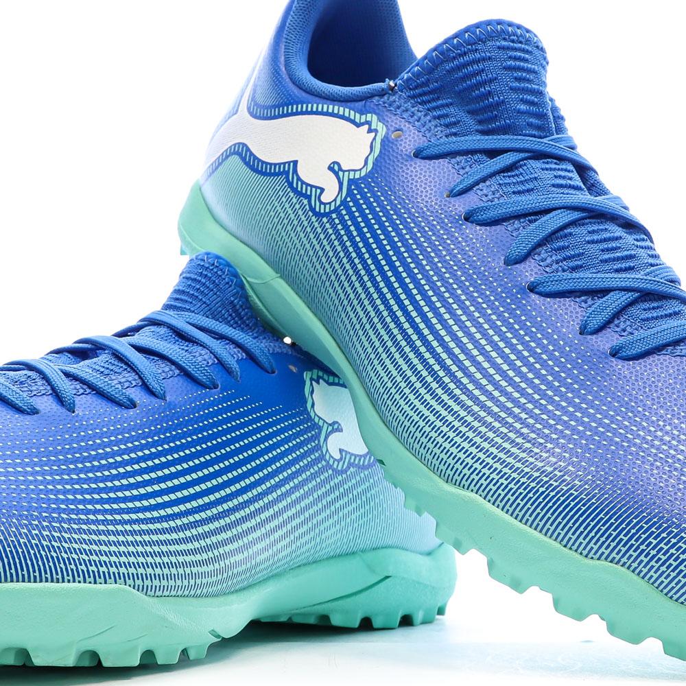 Chaussures de Foot Bleues Homme Puma Future 7 Play TT vue 7