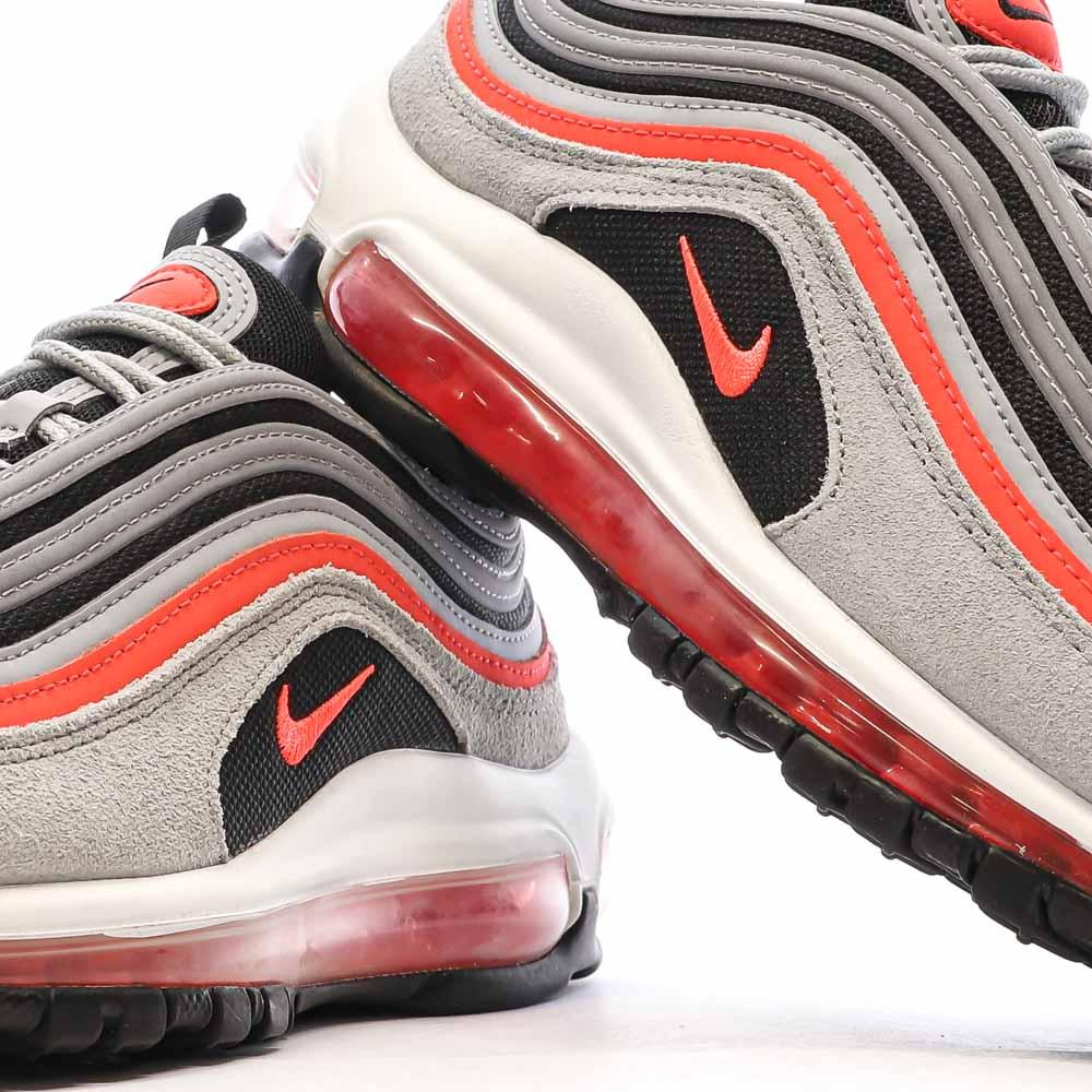 Baskets Noires/Rouges Garçon Nike Air Max 97 vue 7
