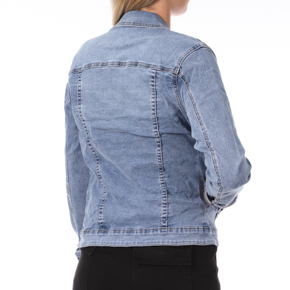 Veste en Jean Bleu Femme Monday Premium vue 2