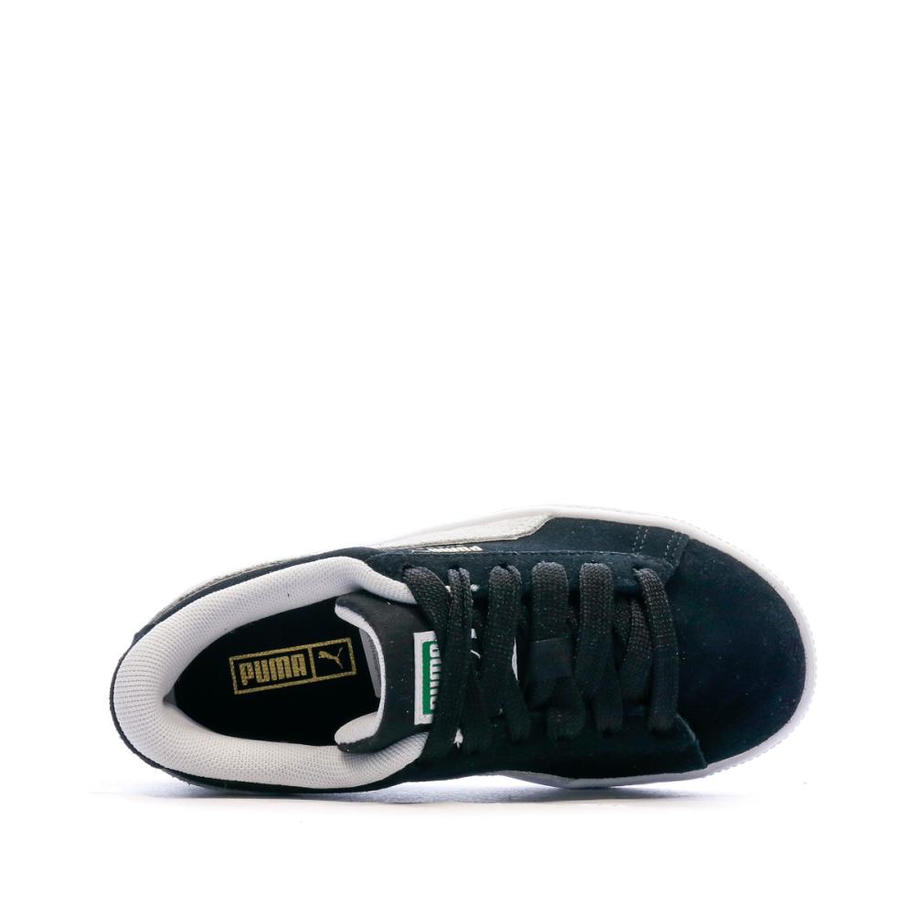 Baskets noires enfant Puma Suede Classic XXI PS vue 4