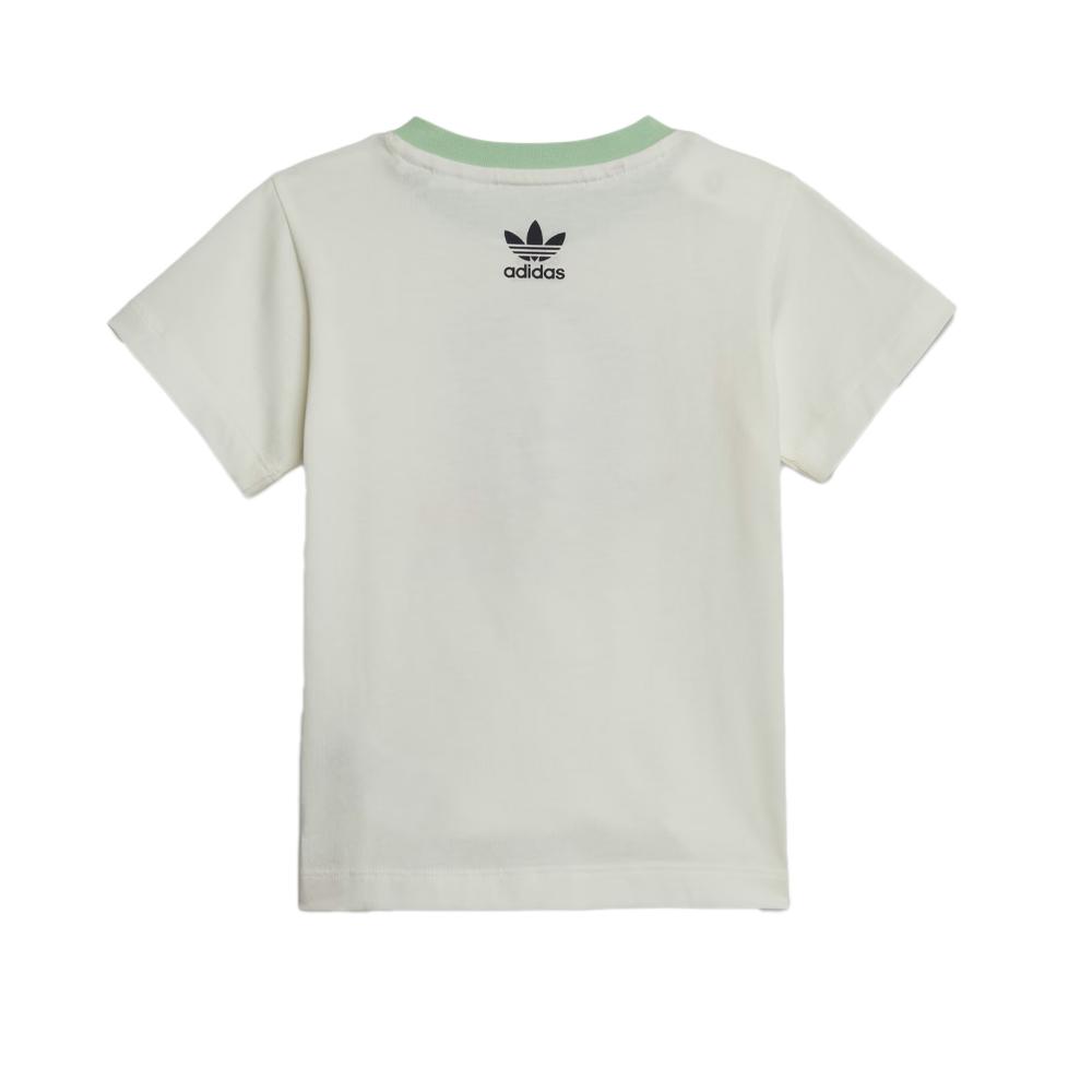 Conjunto Adidas Blanco/Amarillo para Niños IB8614 ver 2