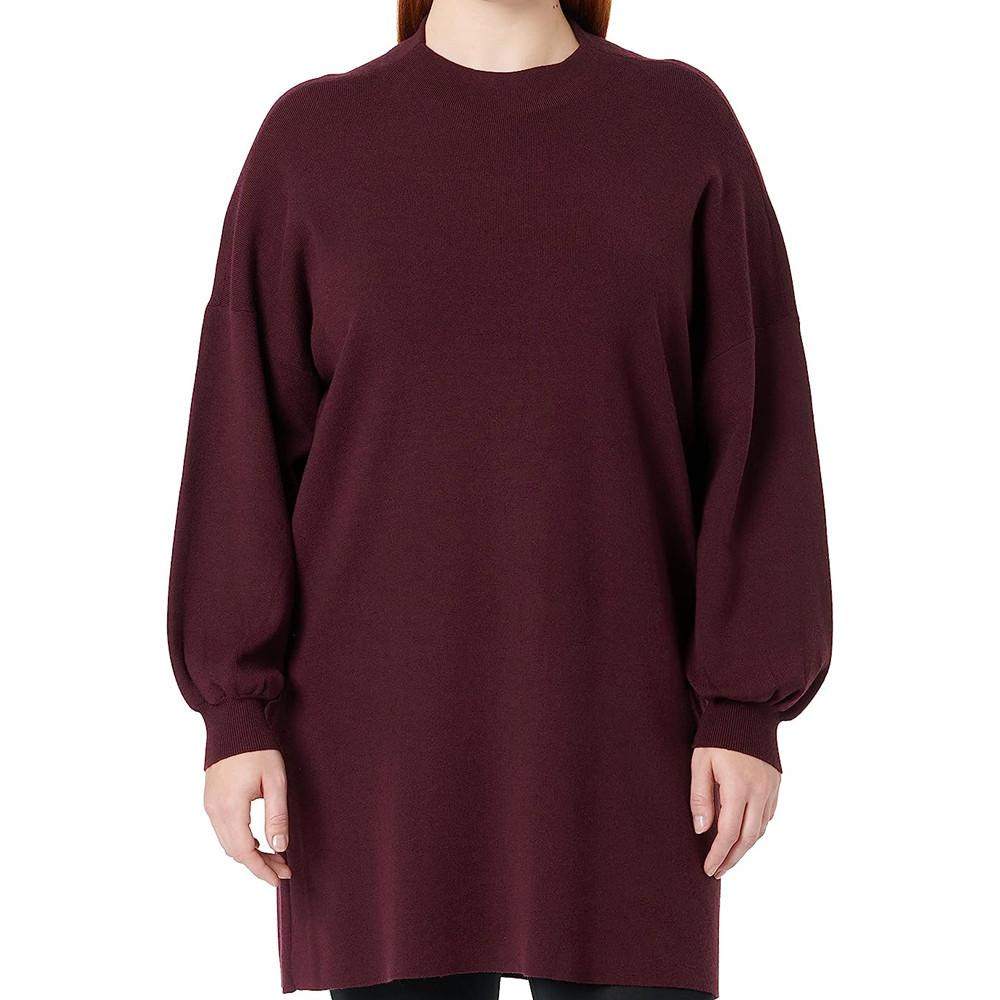 Robe Pull Violette Femme Vero Moda CURVE Nancy pas cher