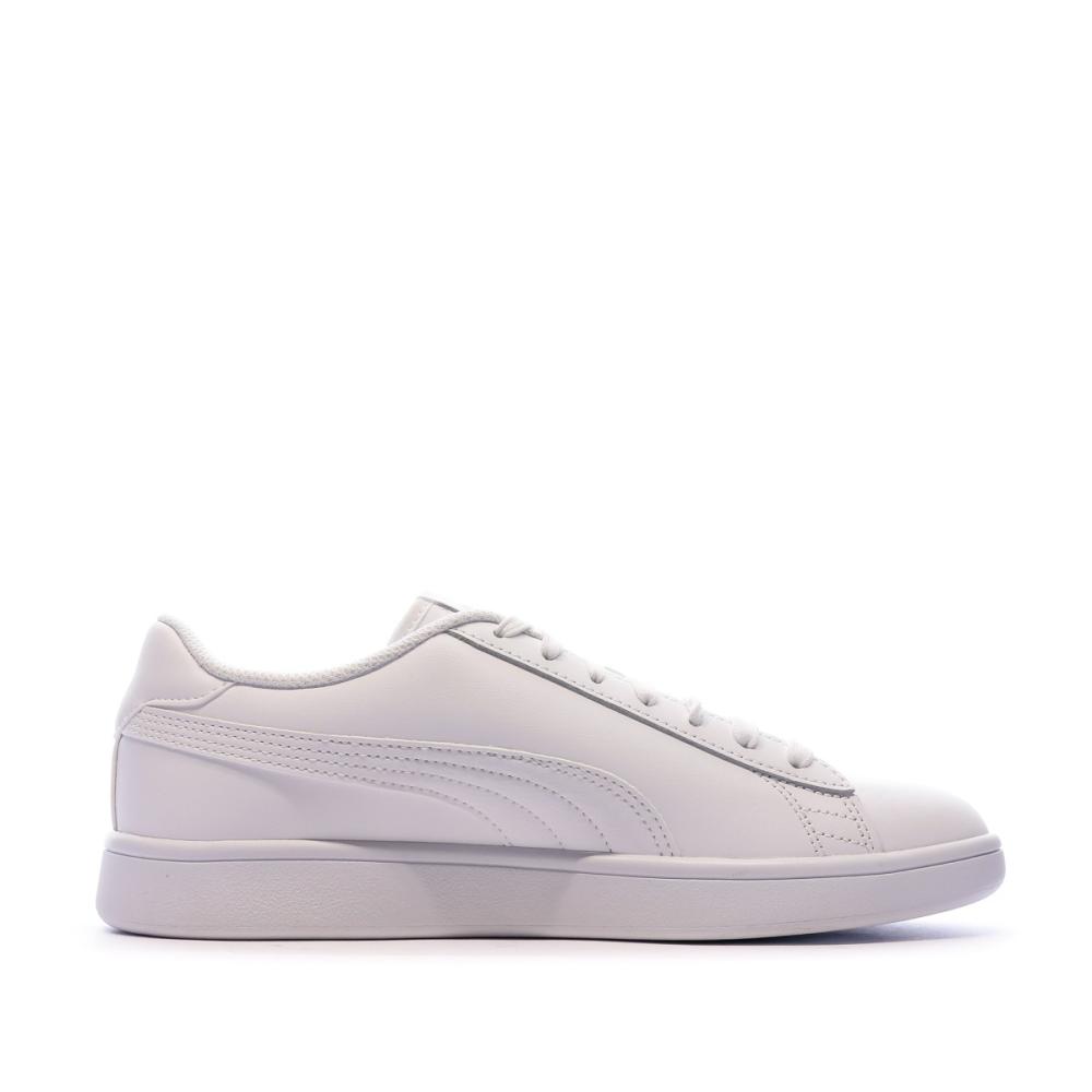Baskets Blanches Homme Puma Smash v2 L vue 2