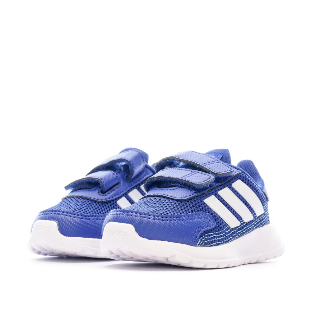 Baskets Bleu Garçon Adidas Tensaur Run I vue 6