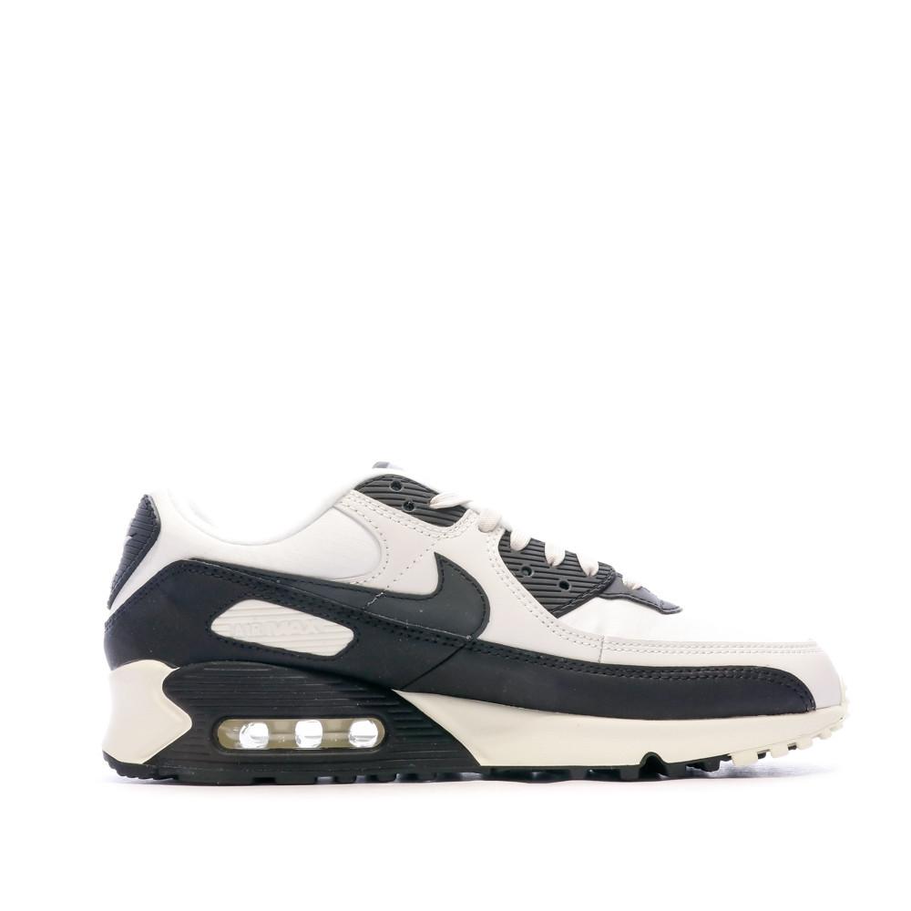 Baskets Noir/Blanc Mixte Nike Air Max 90 vue 2
