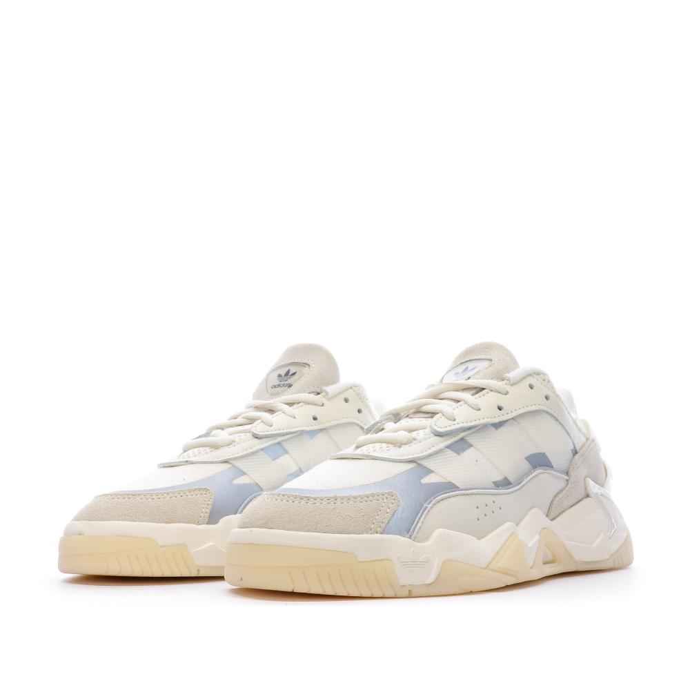 Baskets Beige Mixte Adidas Niteball vue 6