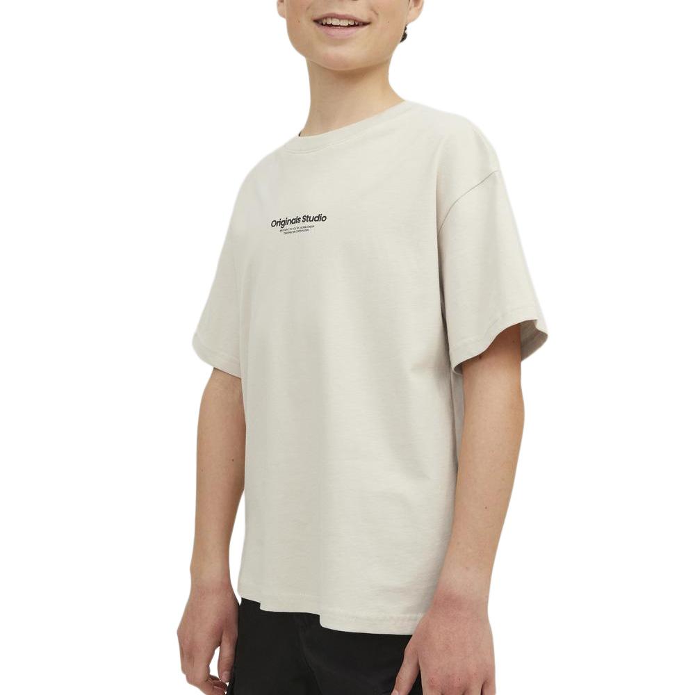T-shirt Beige Garçon Jack & Jones Vesterbro 12242827 pas cher