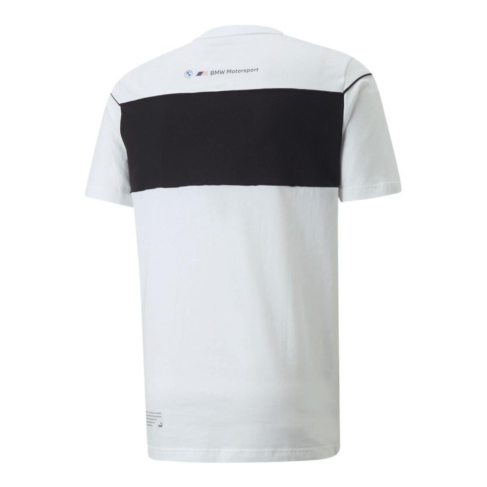 T-shirt Blanc Homme Puma Bmw 533327 vue 2